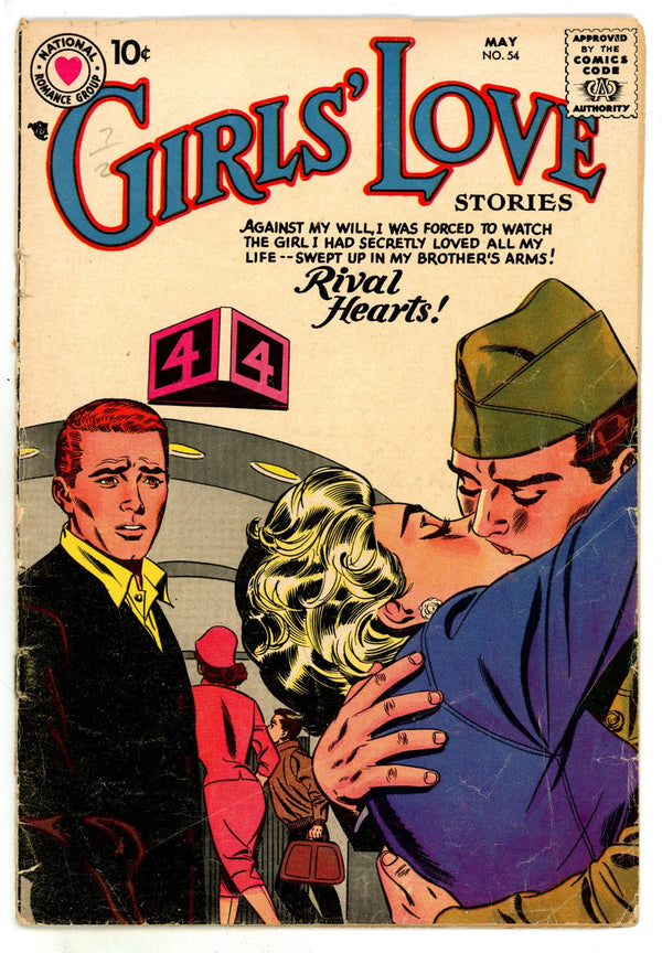 Girls' Love Stories 54 GD (2.0) (1958)