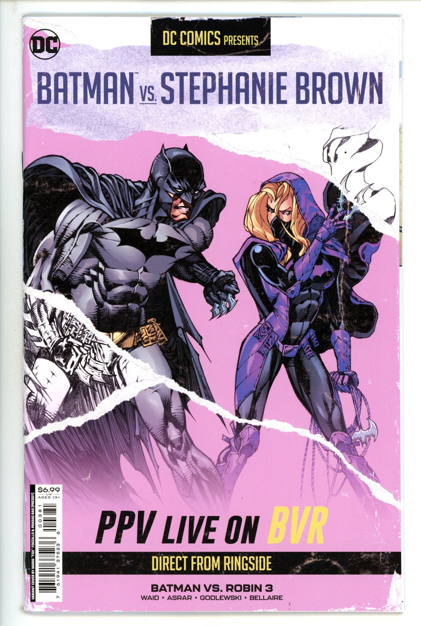 Batman vs. Robin 3 High Grade (2023) Foccillo Variant 