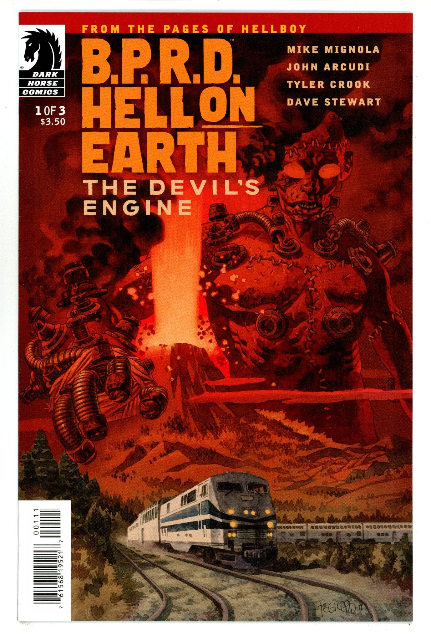 B.P.R.D. Hell on Earth: The Devil's Engine 1 High Grade (2012) 