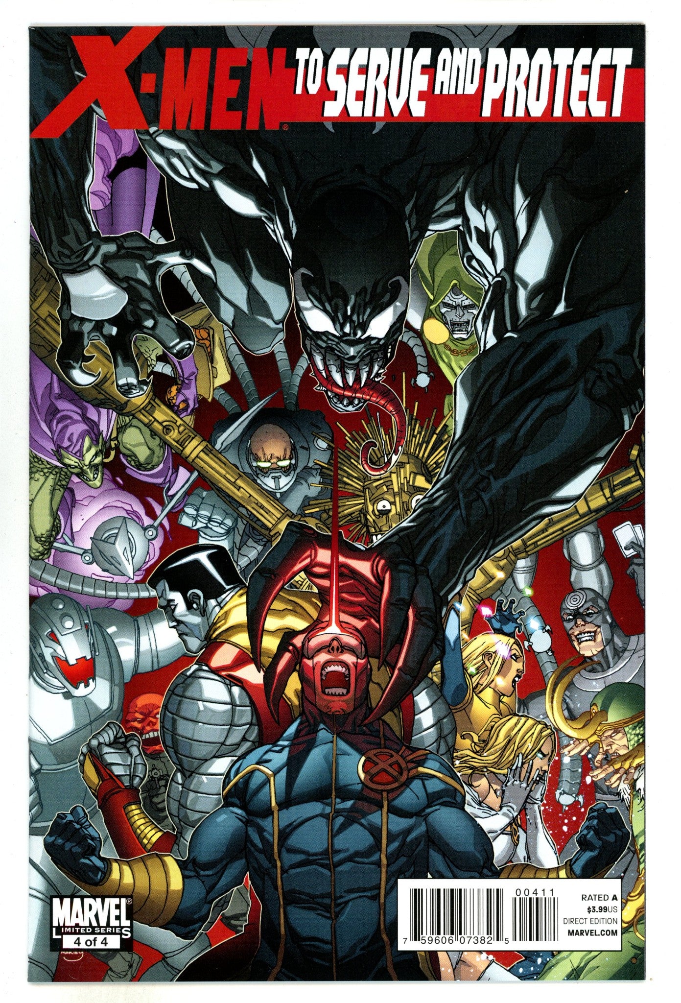 X-Men: To Serve and Protect  4  High Grade  (2011)  