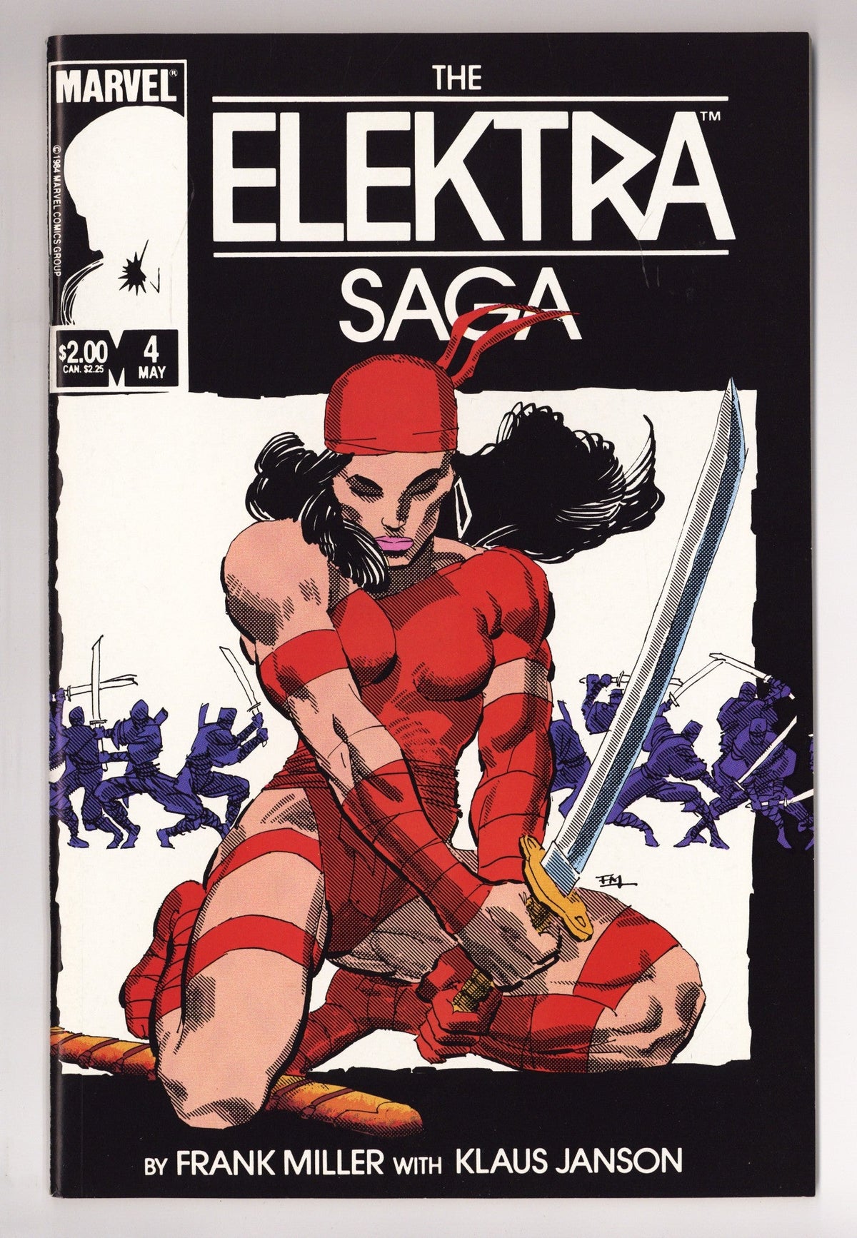 The Elektra Saga Vol 1 4  High Grade   (1984)