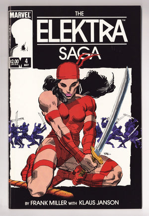 The Elektra Saga Vol 1 4  High Grade   (1984)