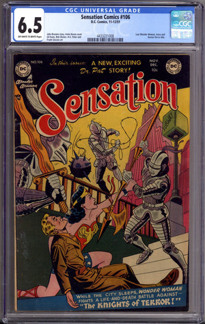 Sensation Comics Vol 1 106 CGC 6.5 (FN+) (1951)