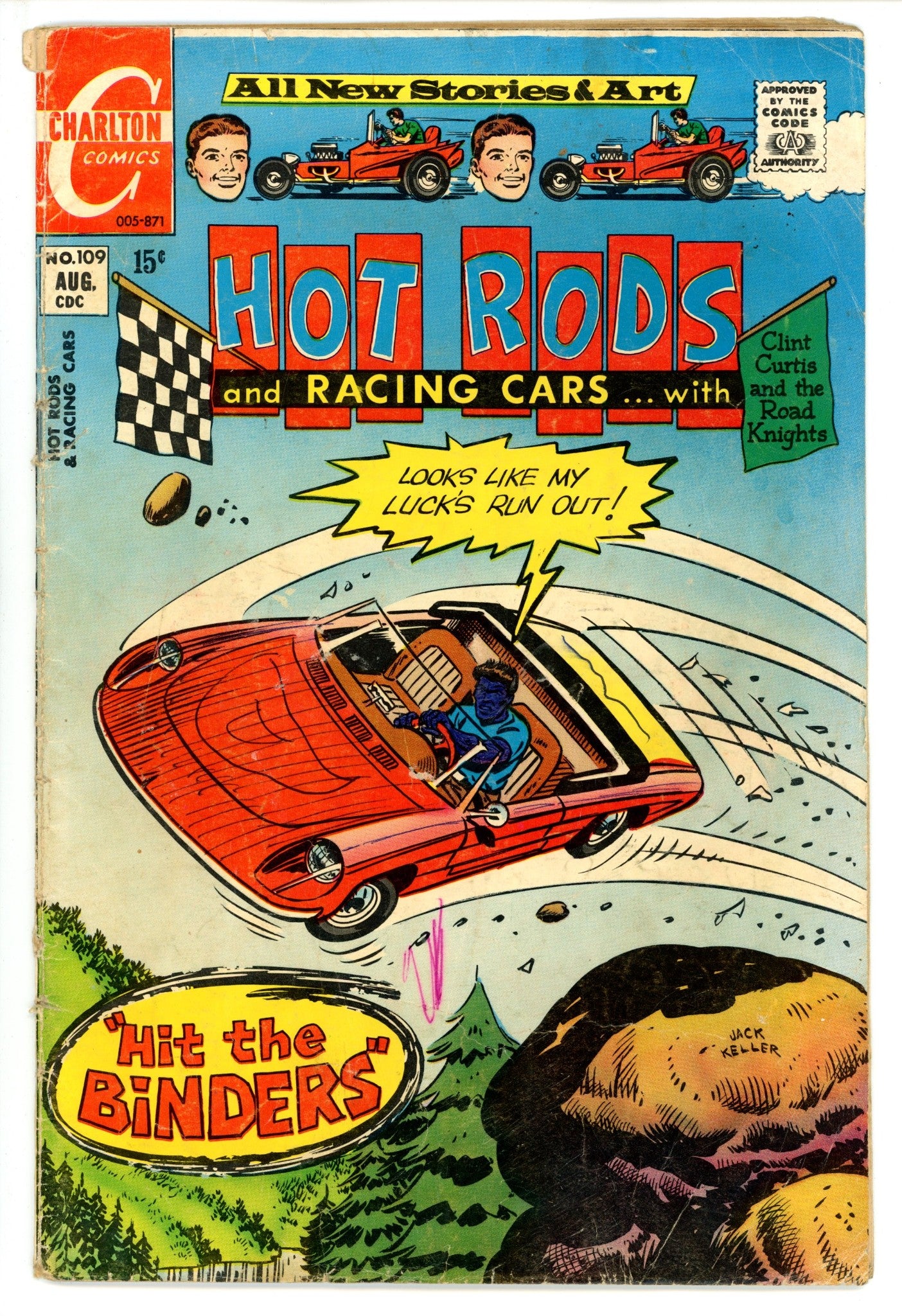 Hot Rods and Racing Cars 109 GD+ (1971)