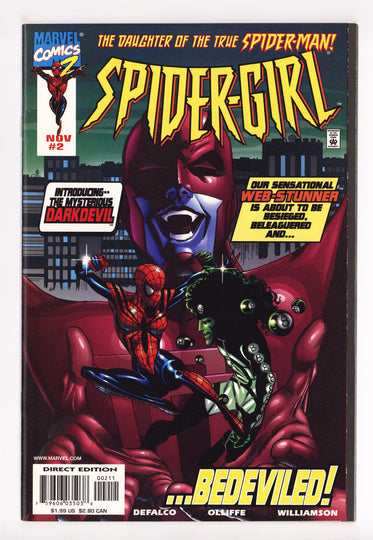Spider-Girl Vol 1 2 NM- (9.2) (1998) 