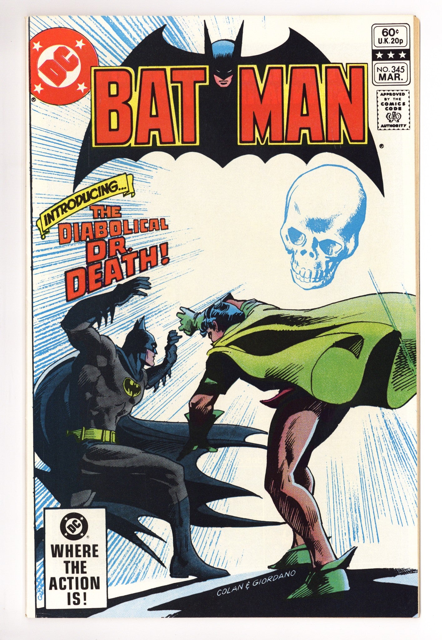 Batman Vol 1 345 VF (8.0) (1982) 