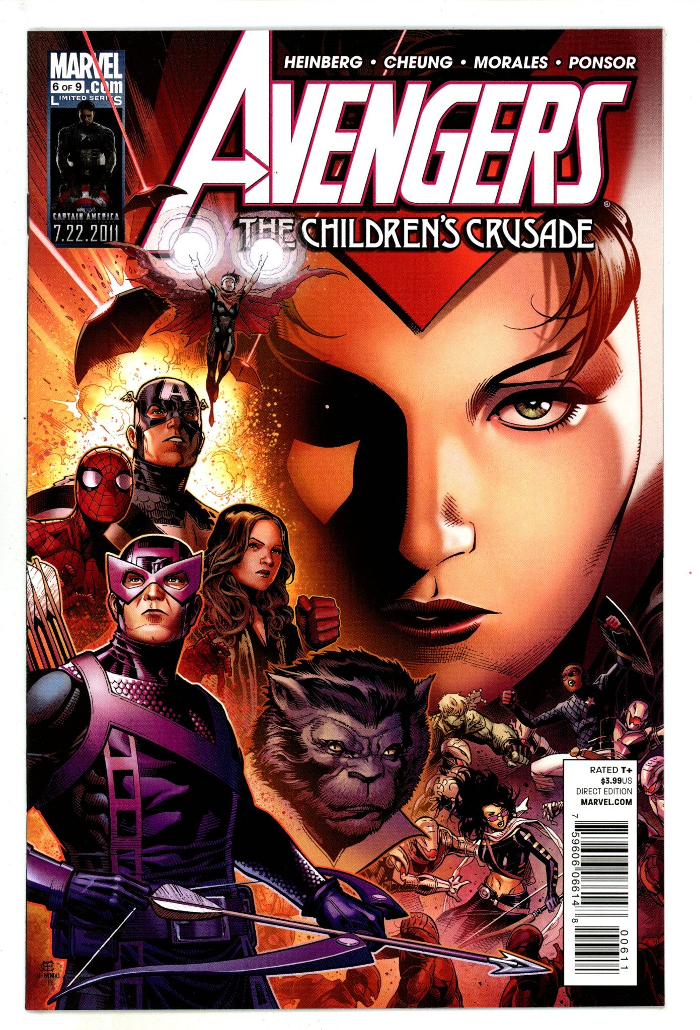 Avengers: The Children's Crusade 6 High Grade (2011) 