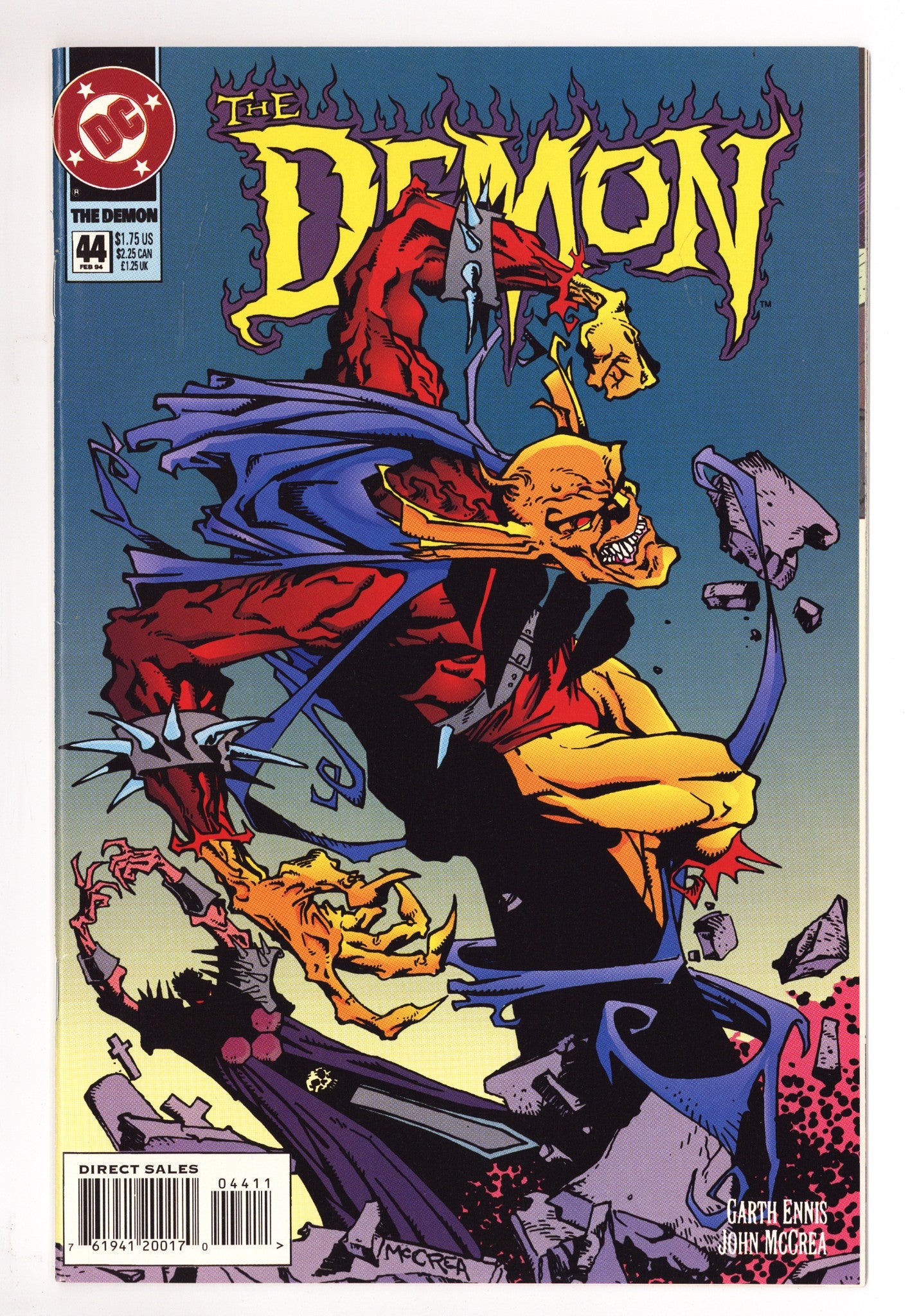 The Demon Vol 3 44 Mid Grade (1994) 