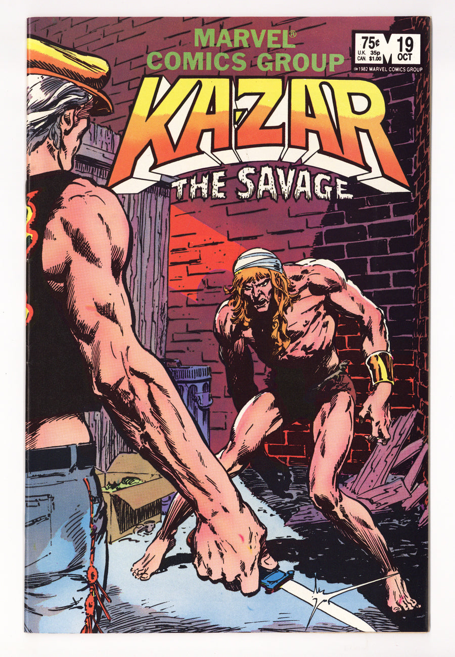 Ka-Zar the Savage Vol 3 19 Mid Grade (1982) 