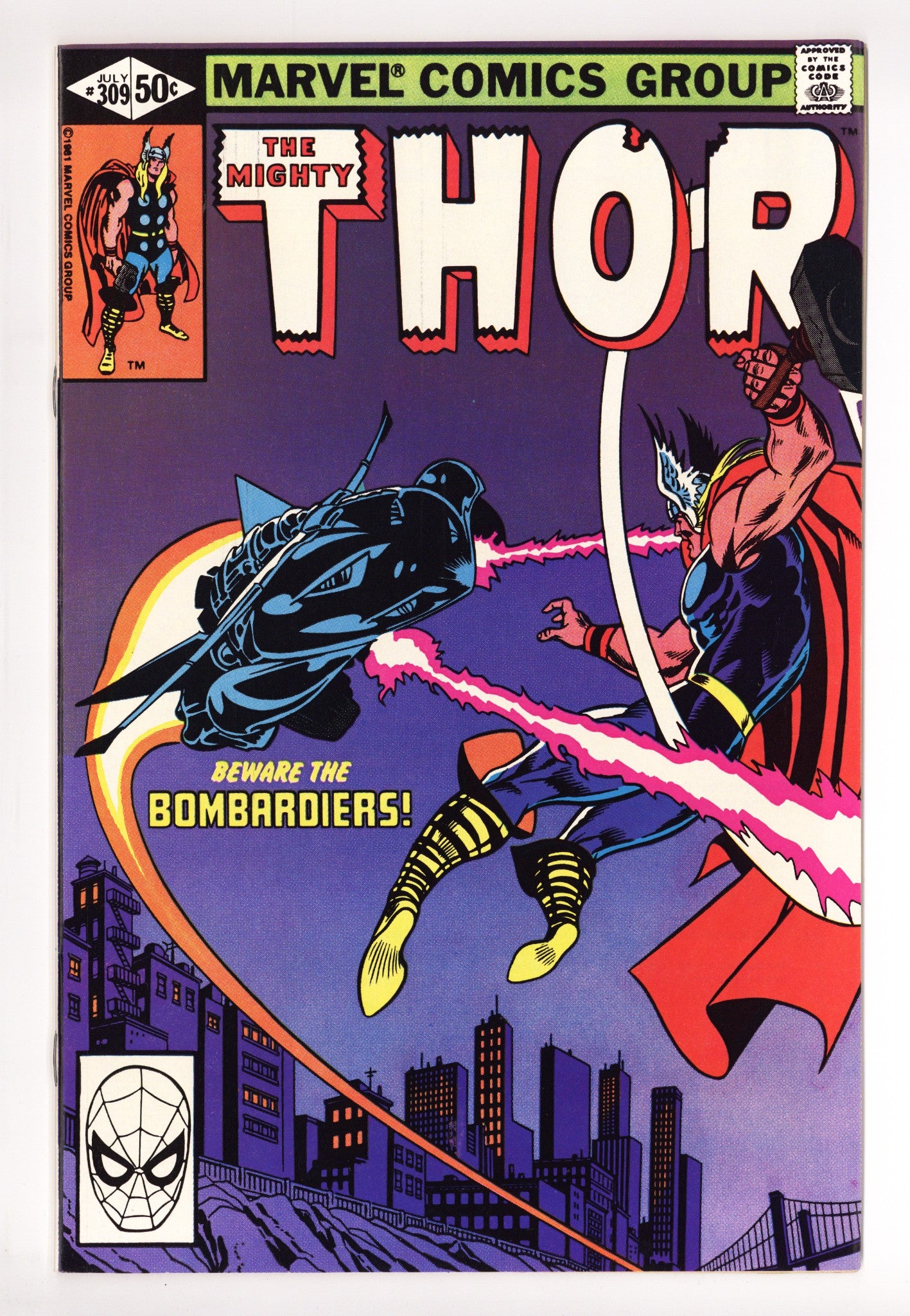 Thor Vol 1 309 High Grade (1981) 