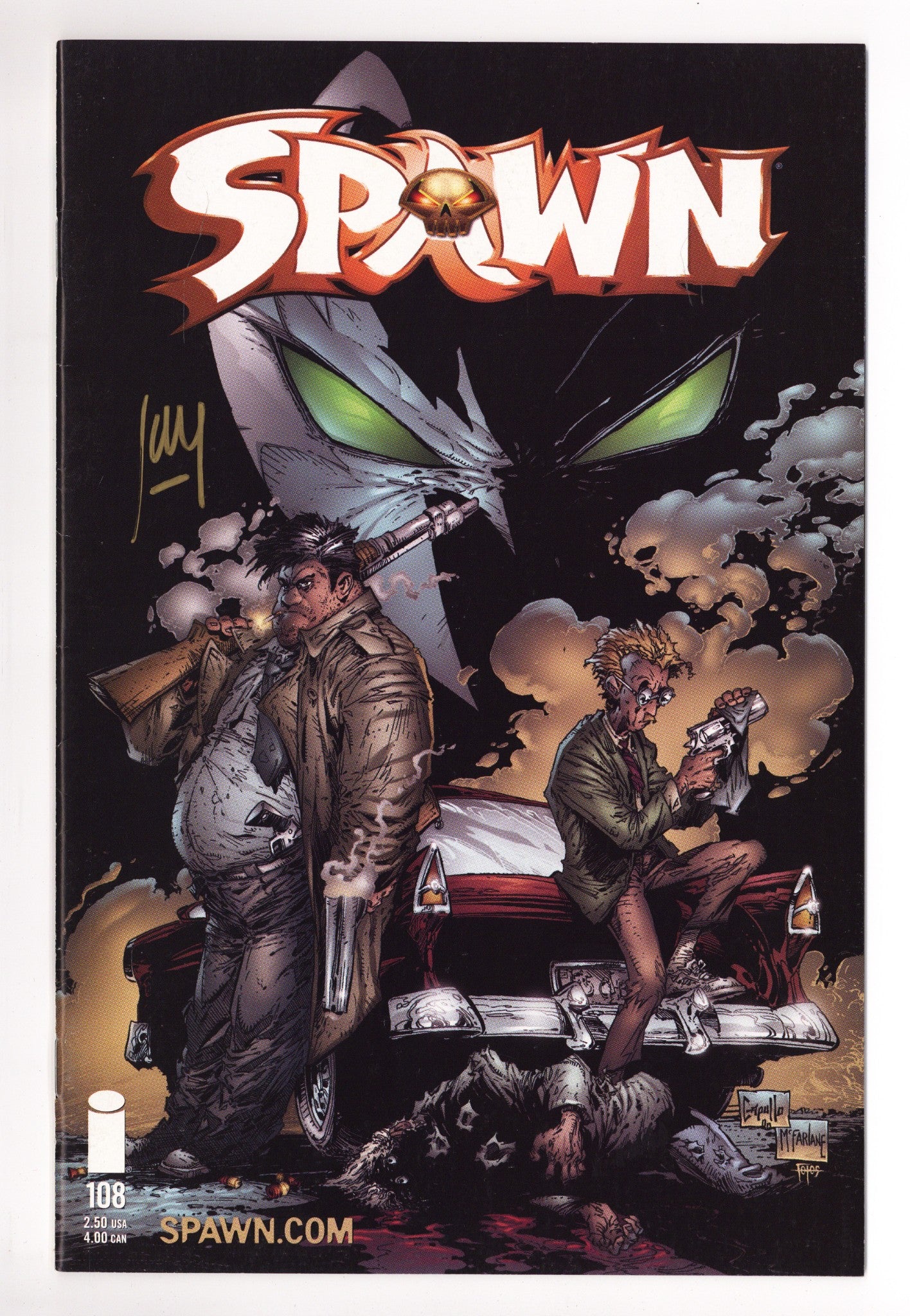 Spawn 108 VF (8.0) (2001) Signed x1 Cover Jay Fotos 