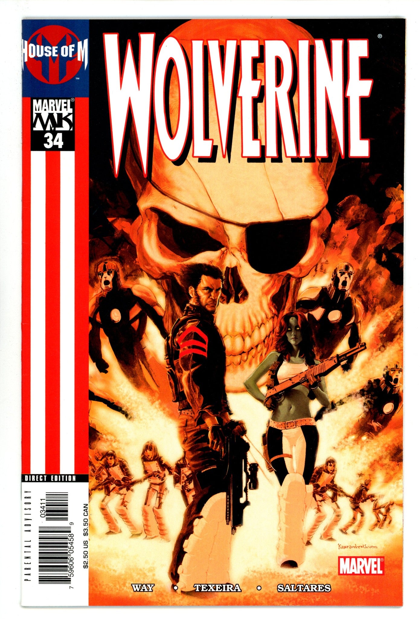 Wolverine Vol 3 34 High Grade (2005) 