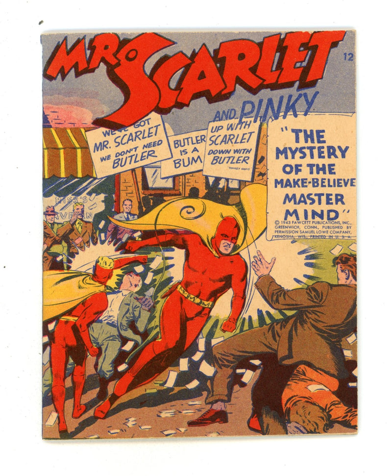 Mr. Scarlet and Pinky [Mighty Midget Comic] 12 VF+ (8.5) (1943) 