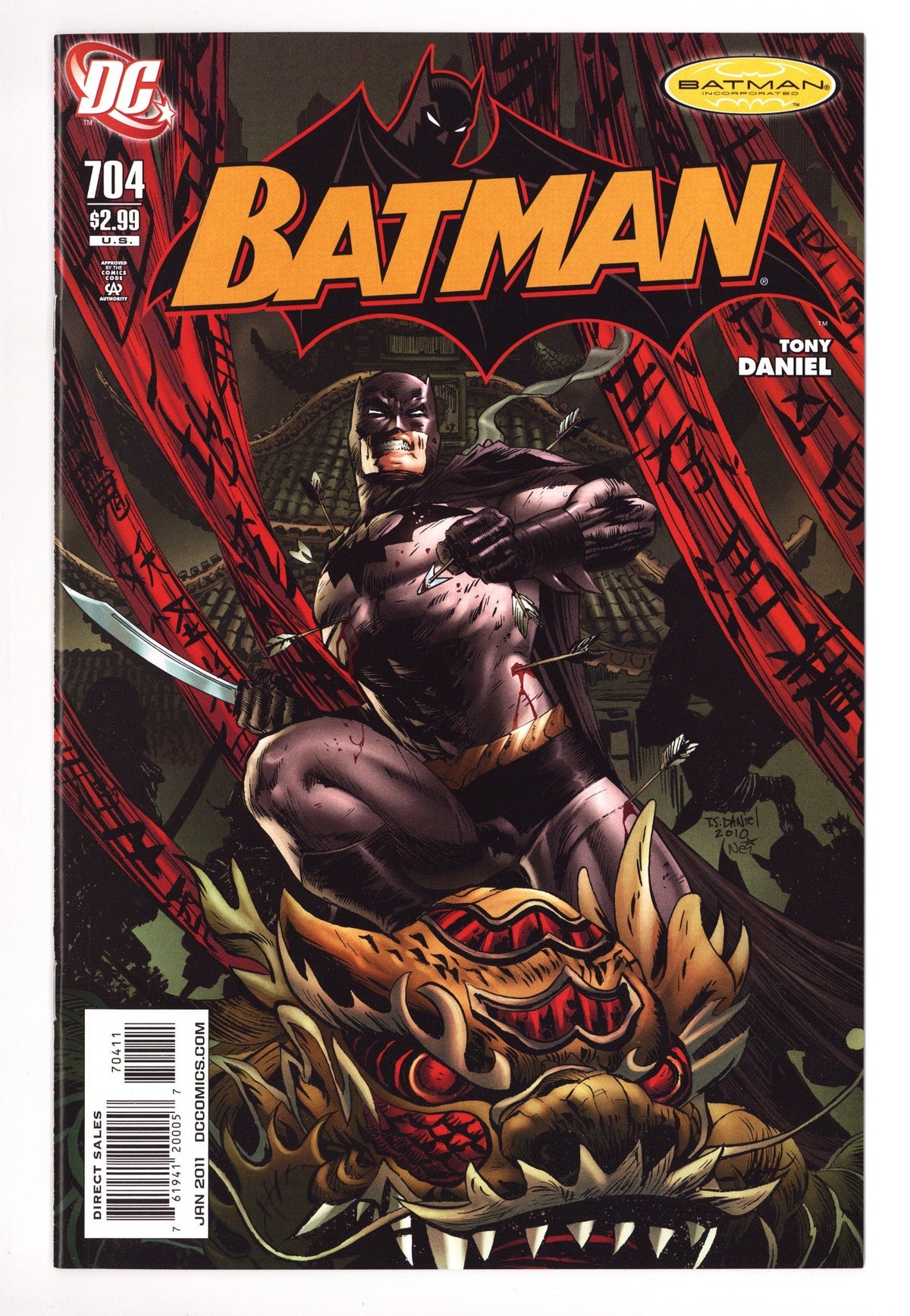 Batman Vol 1 704  High Grade   (2011)