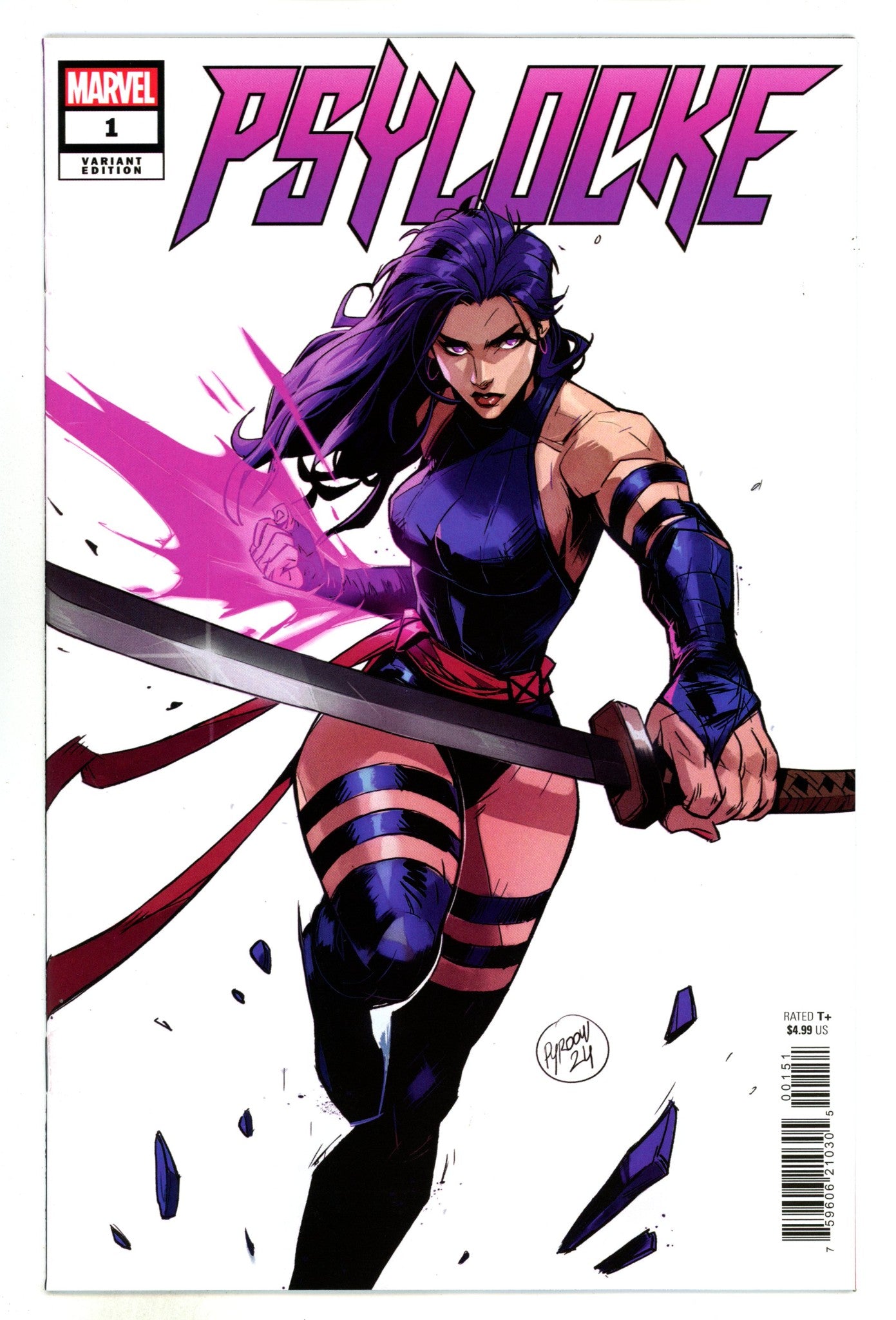 Psylocke Vol 2 1 Habchi  Variant   (2024)