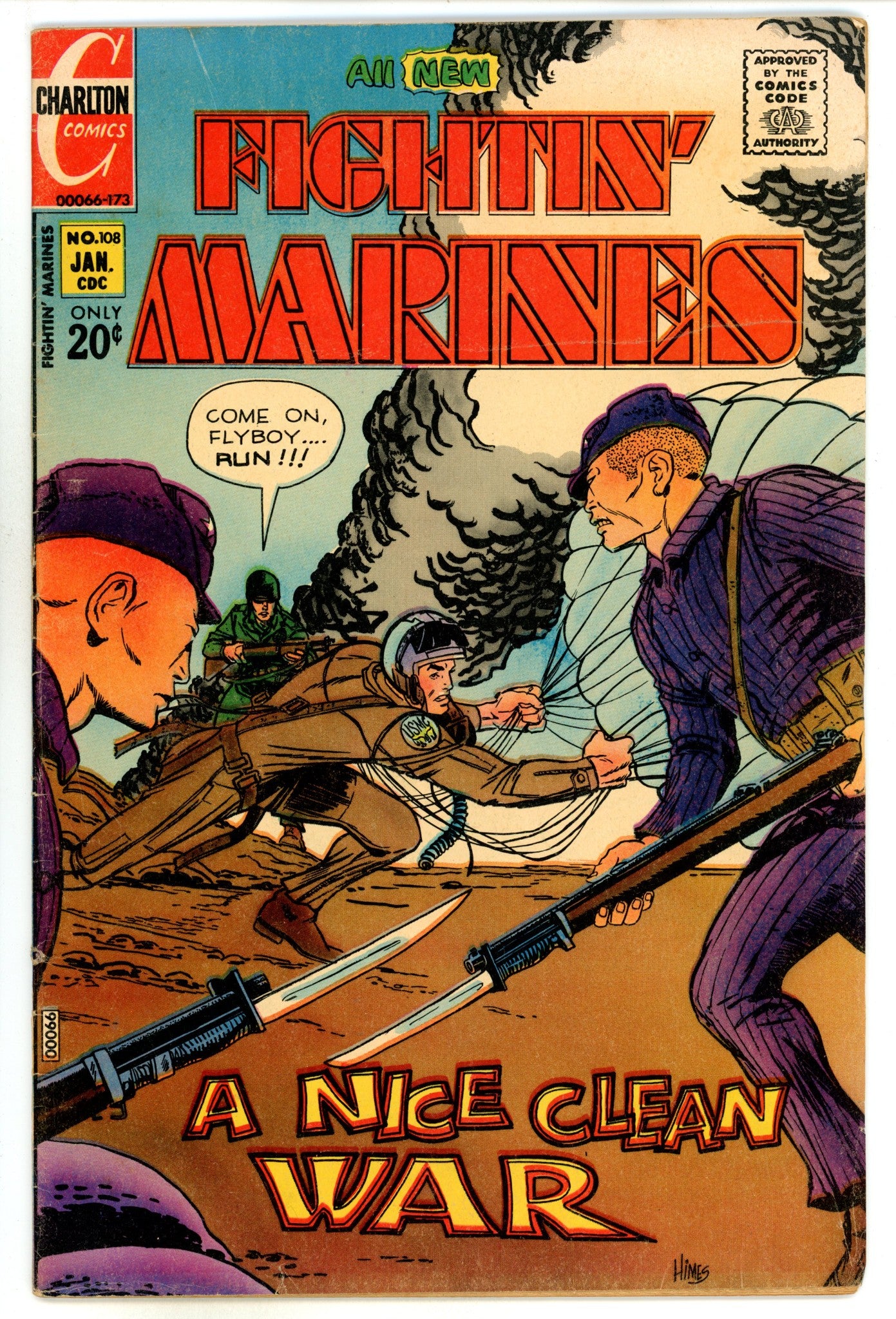 Fightin' Marines 108 VG+ (4.5) (1973) 
