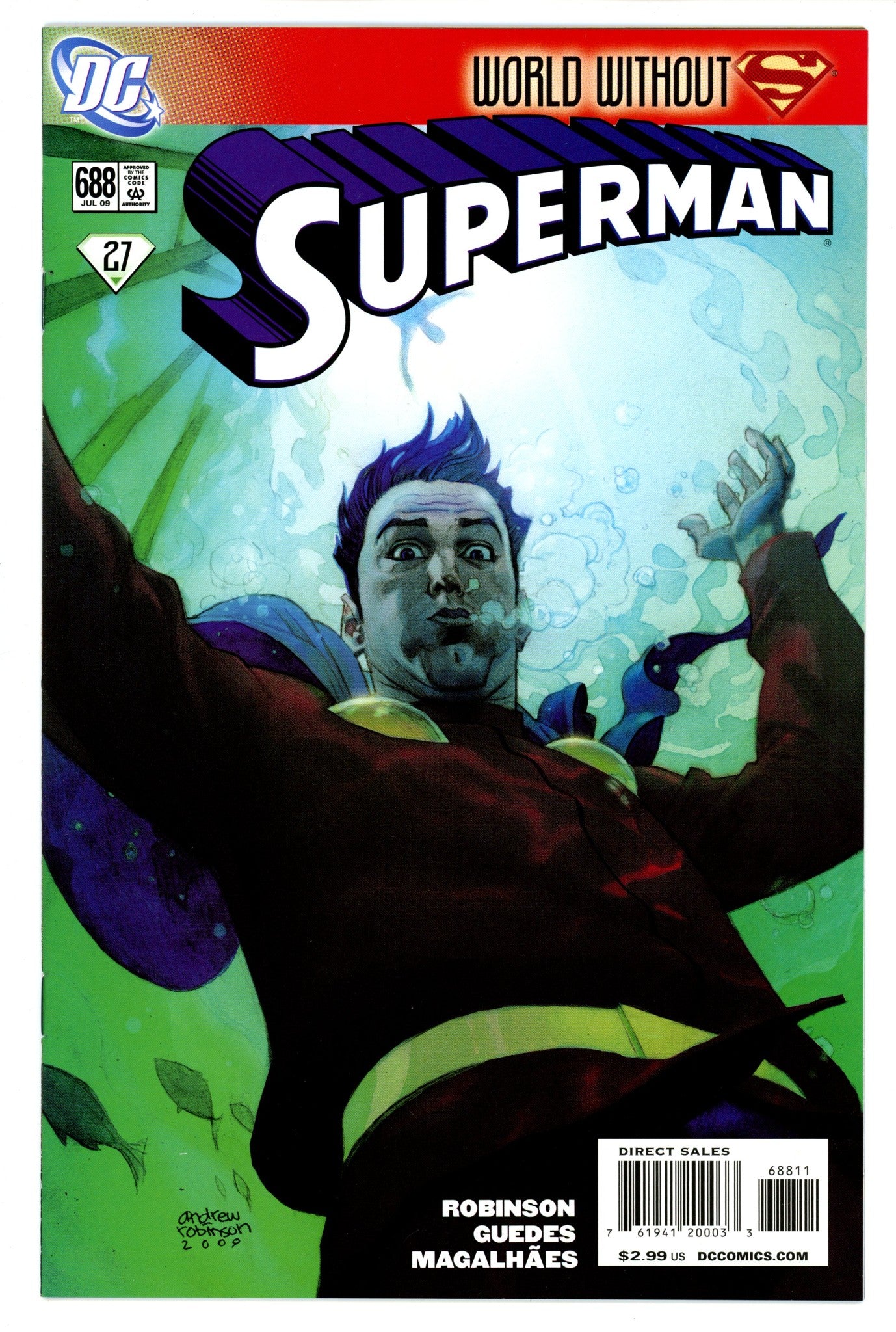 Superman Vol 1 688 High Grade (2009) 