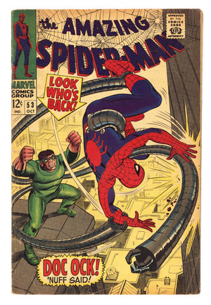 The Amazing Spider-Man Vol 1 53 VG/FN (5.0) (1967) 
