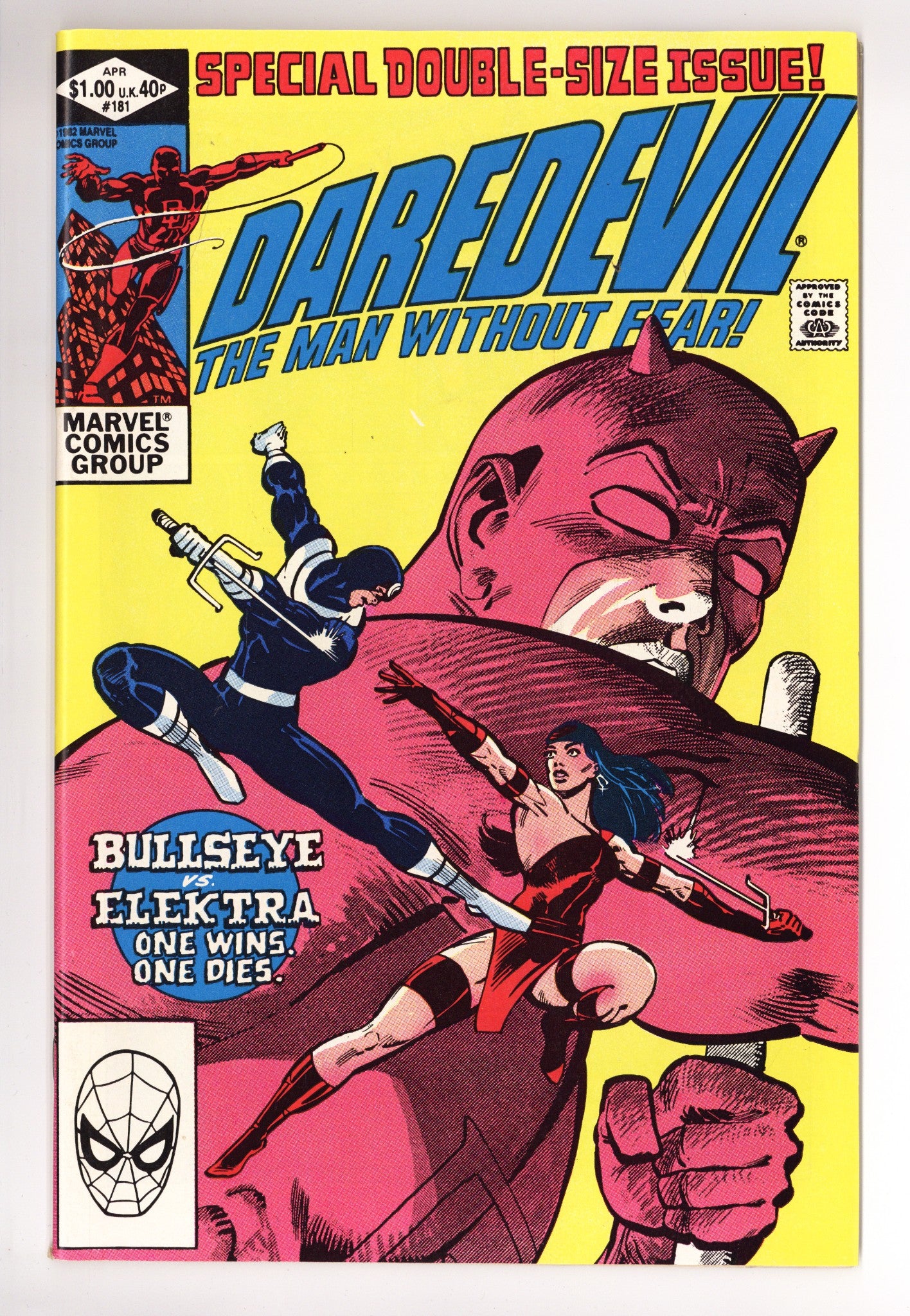 Daredevil Vol 1 181 NM- (9.2) (1982) 