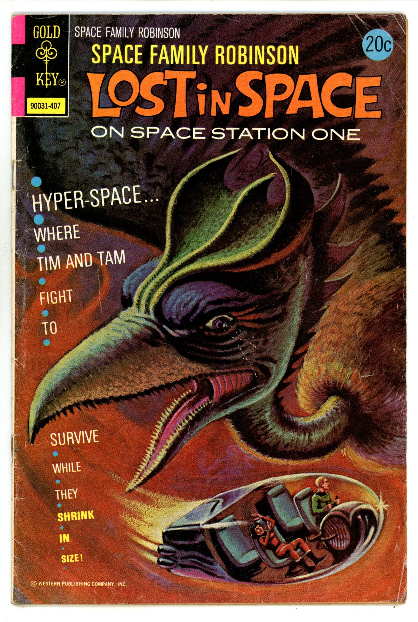 Space Family Robinson, Lost in Space on Space Station One   40  VG+ (4.5)   (1974)        