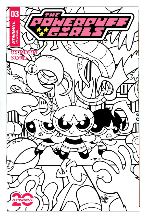 Powerpuff Girls 3 Haeser Line Art Incentive Variant (2024)