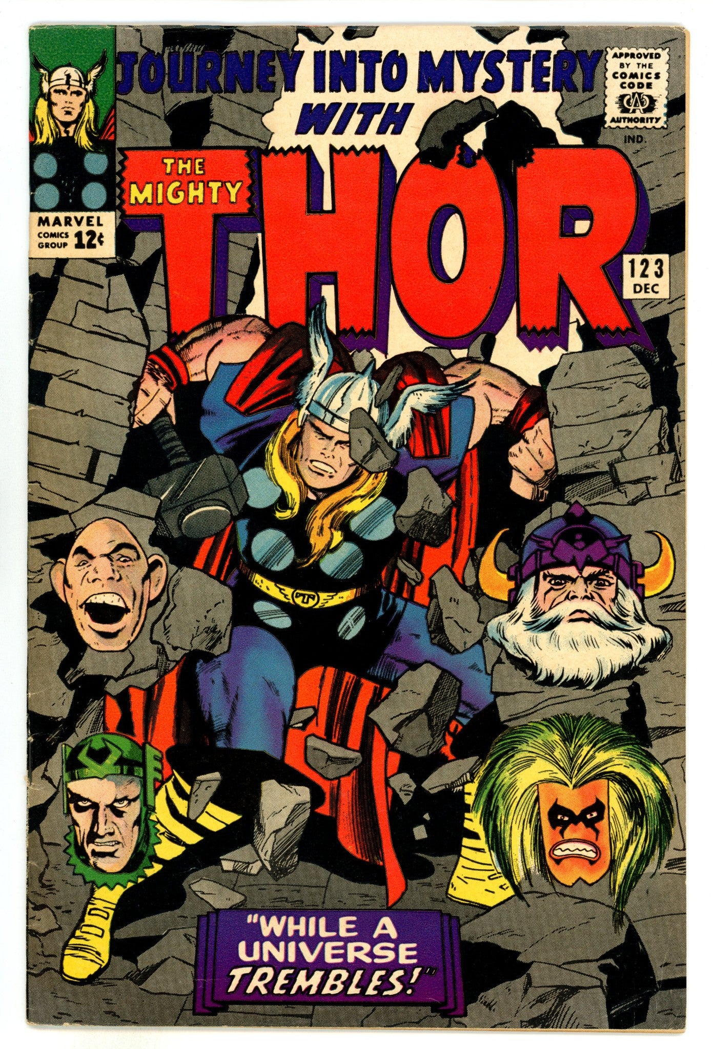 Journey into Mystery Vol 1 123  VF- (7.5)  (1965)  