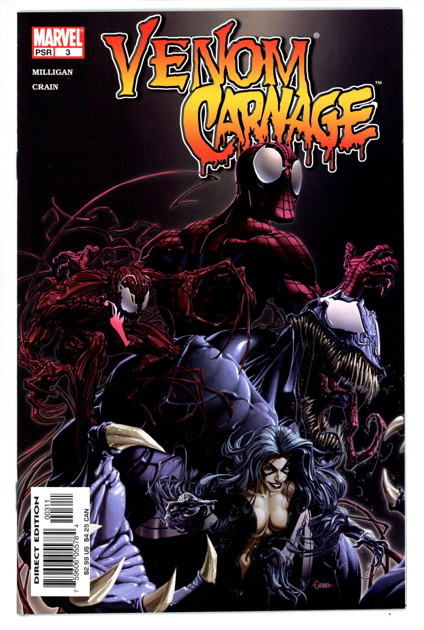 Venom vs. Carnage 3 NM- (9.2) (2004)