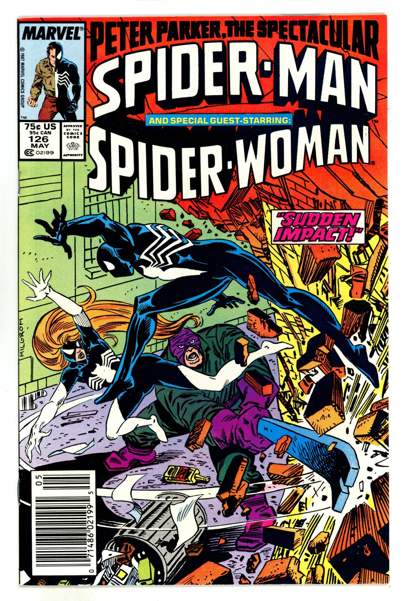 The Spectacular Spider-Man Vol 1 126 High Grade (1987) Newsstand 