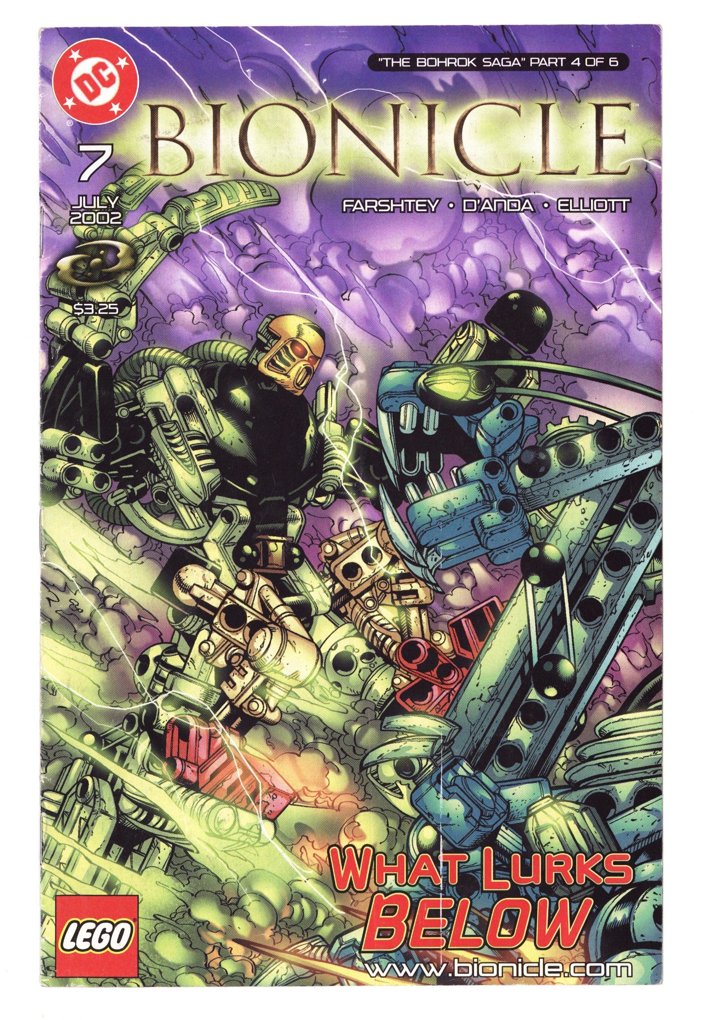 Bionicle 7 Very Low Grade (2002) Canadian Price Variant 