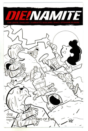 Die!namite 2 High Grade (2020) Edgar B&W Homage Incentive Variant