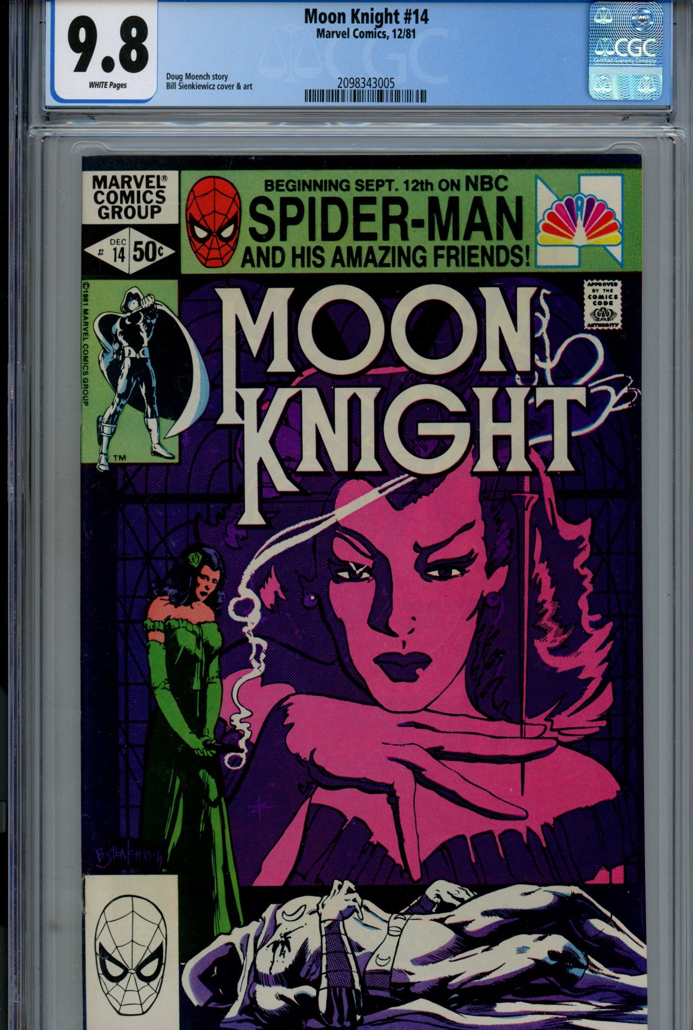 Moon Knight Vol 1 14 CGC 9.8 (NM/M) (1981) 