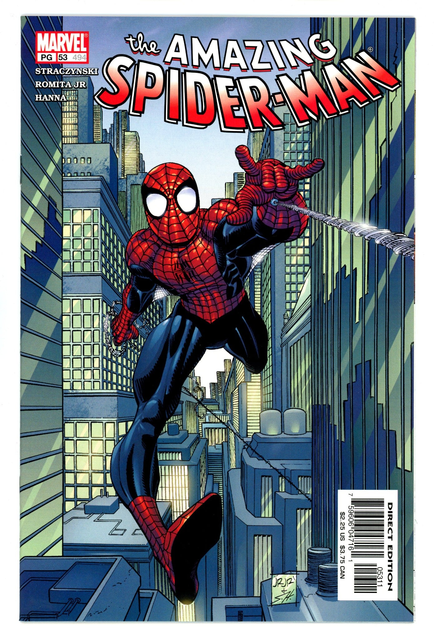 The Amazing Spider-Man Vol 2 53 (494) NM- (9.2) (2003) 