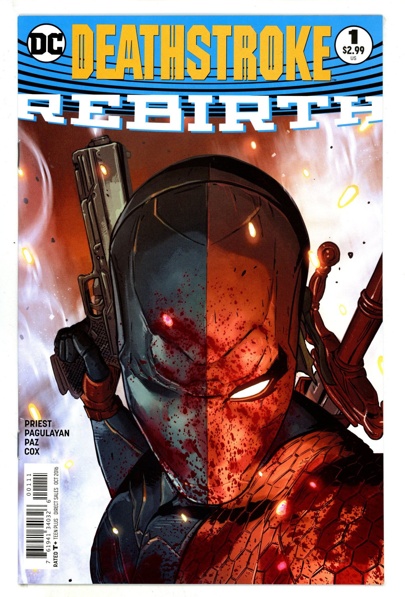 Deathstroke: Rebirth 1 High Grade (2016) 