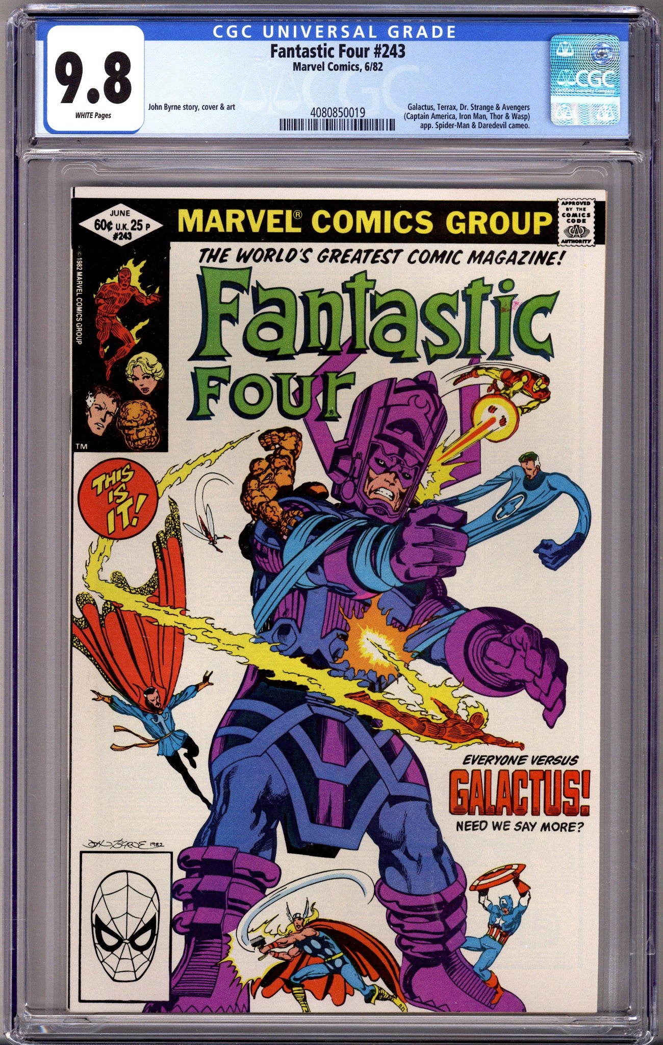 Fantastic Four Vol 1 243 CGC 9.8 (1982)