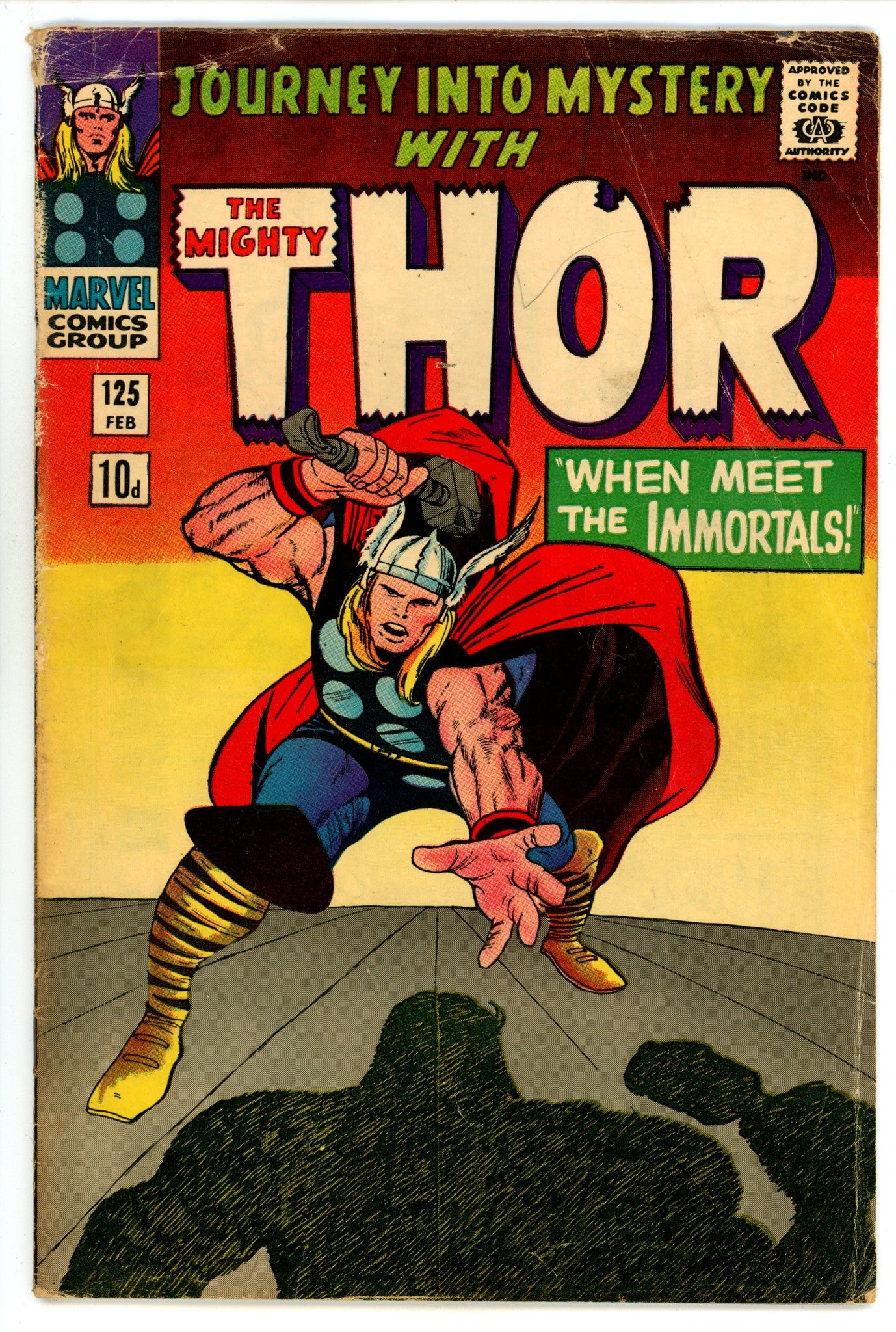 Journey into Mystery Vol 1 125 VG/FN (5.0) UK (1966) 