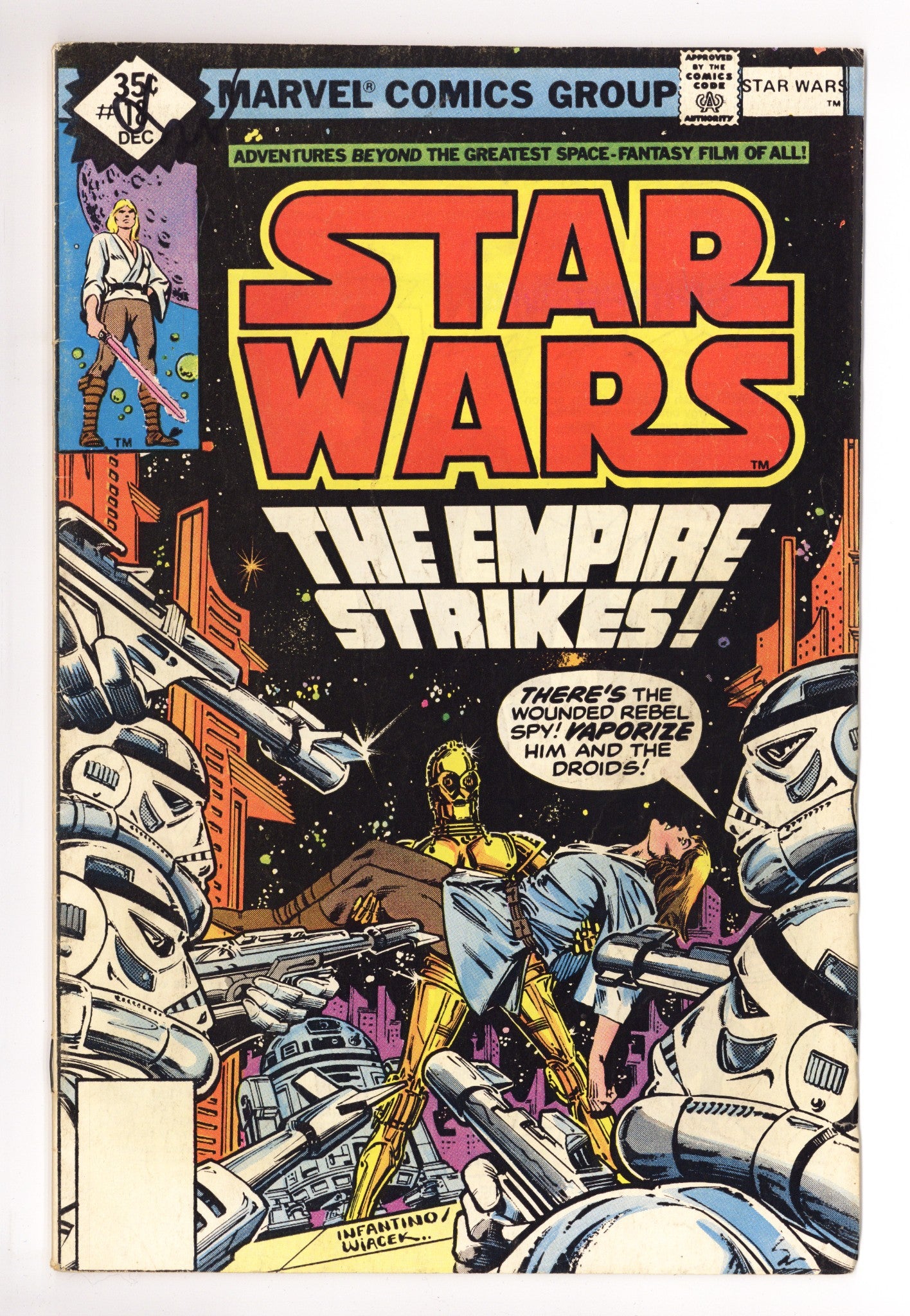 Star Wars Vol 1 18 Mid Grade (1978) Whitman Variant 