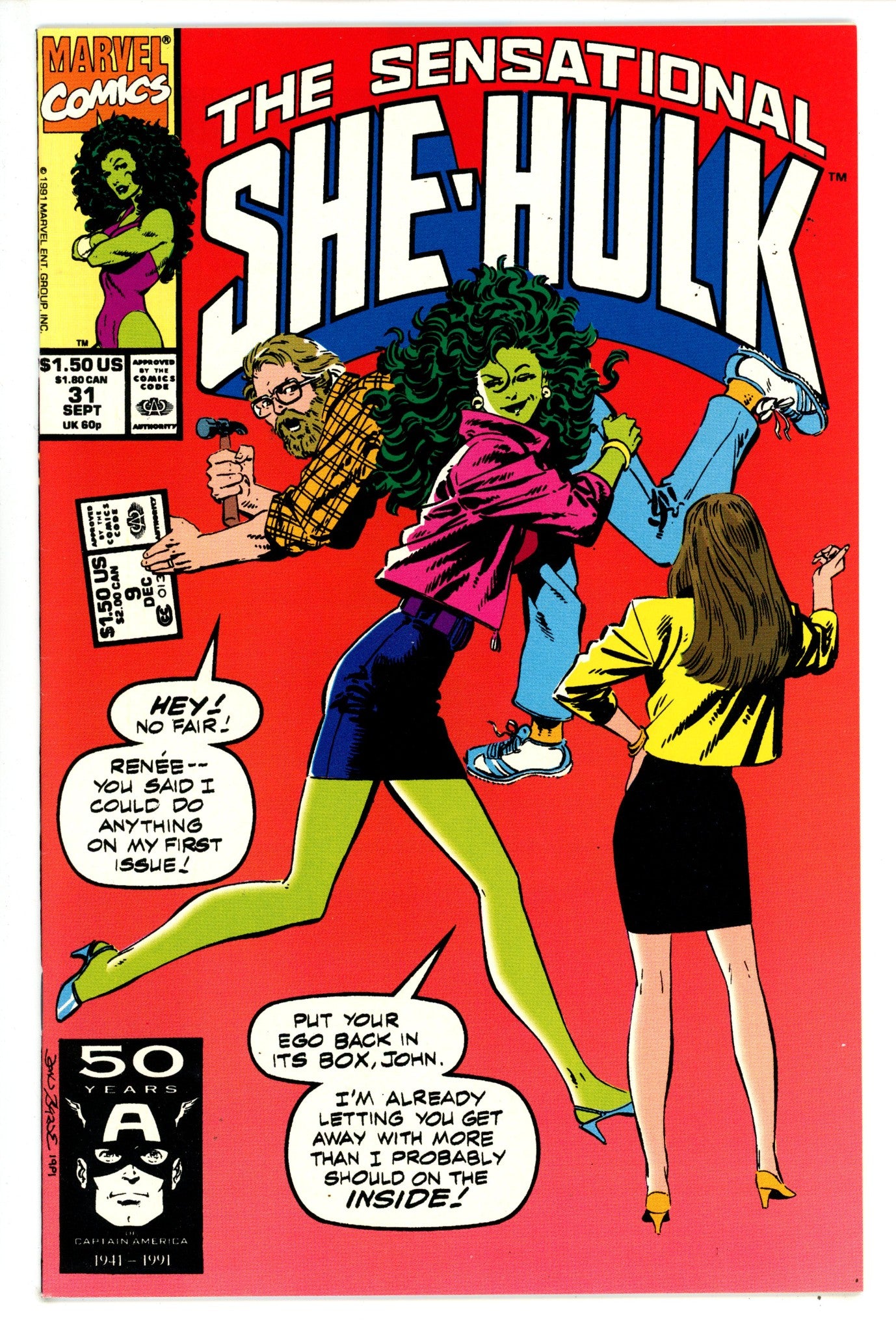 The Sensational She-Hulk 31 NM- (9.2) (1991)