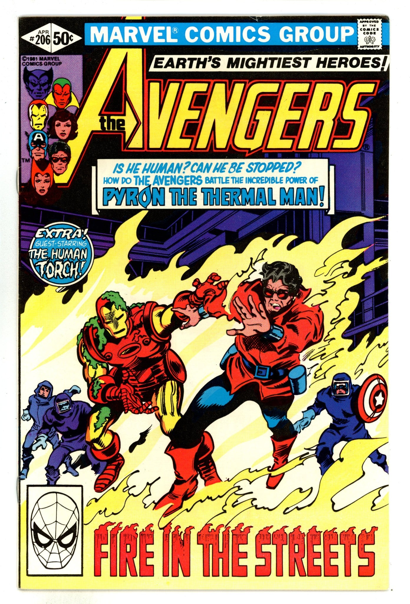 The Avengers Vol 1 206  Mid Grade   (1981)        