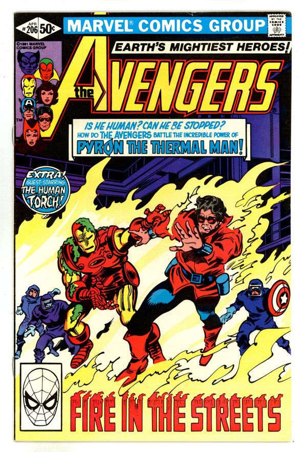 The Avengers Vol 1 206 Mid Grade (1981)