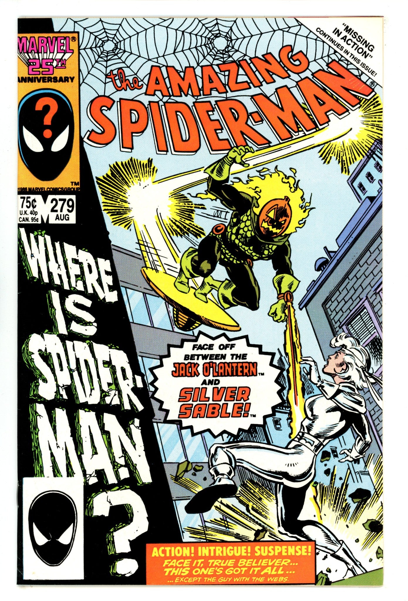 The Amazing Spider-Man Vol 1 279 VF- (7.5) (1986) 