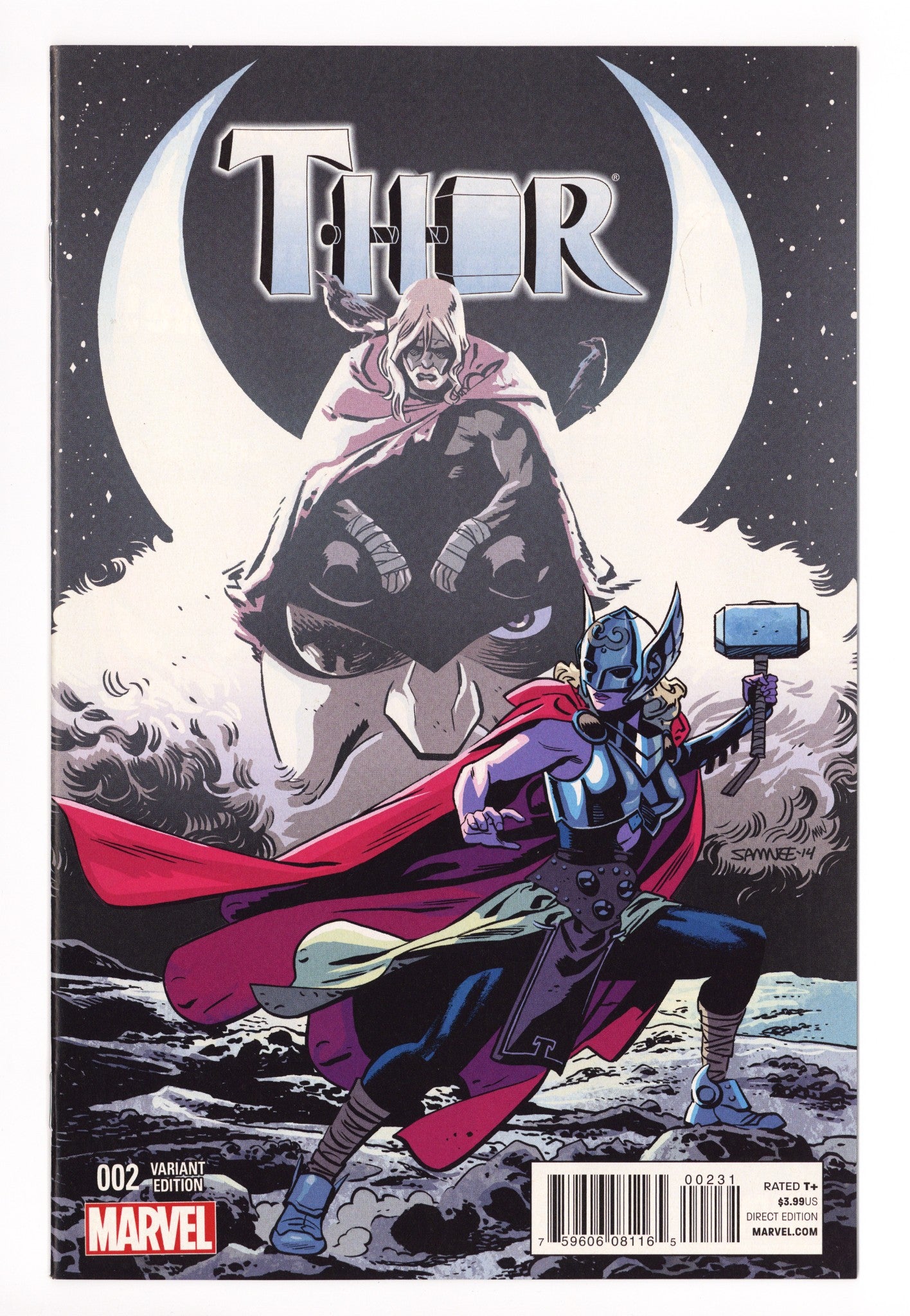 Thor Vol 4 2 NM- (9.2) (2015) Samnee Incentive Variant 