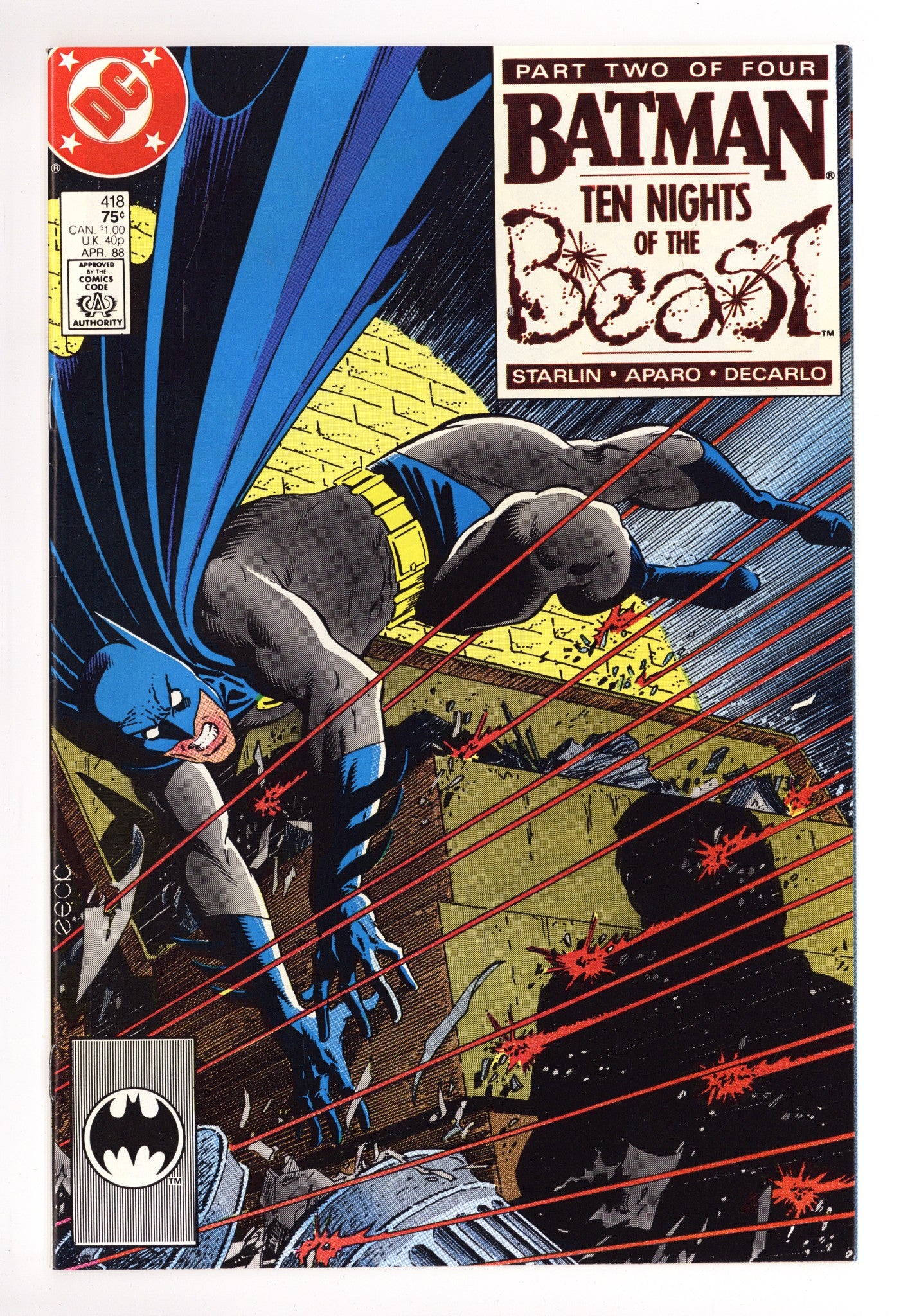 Batman Vol 1 418 Mid Grade (1988) 