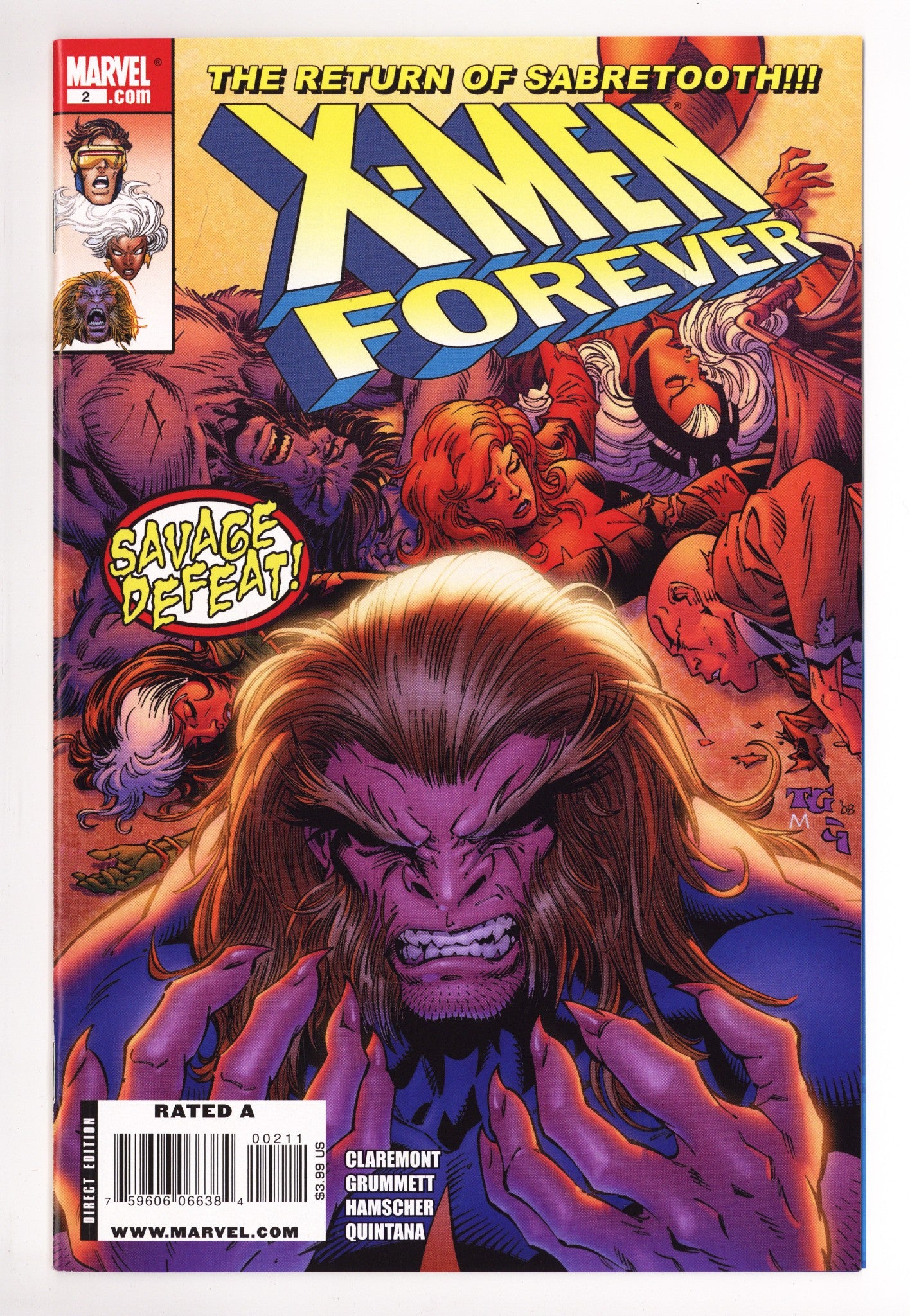X-Men Forever Vol 2 2 Mid Grade (2009) 