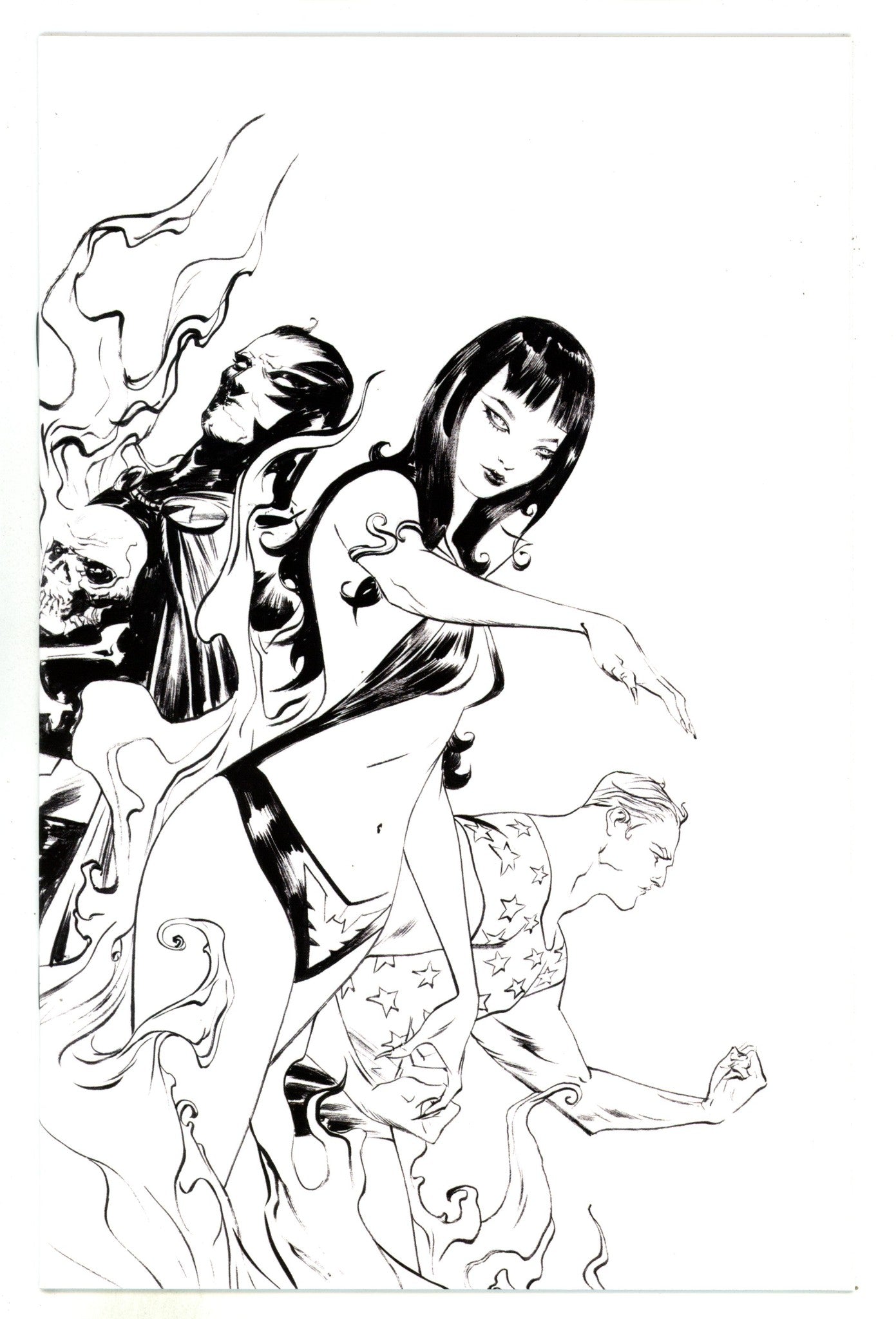 Vampirella: The Dark Powers 2 NM- (9.2) (2021) Lee B&W Virgin Incentive Variant 