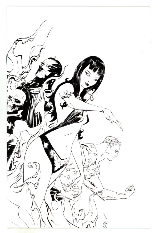 Vampirella: The Dark Powers 2 NM- (9.2) (2021) Lee B&W Virgin Incentive Variant