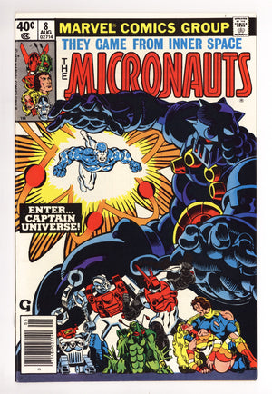 Micronauts Vol 1 8 VF+ (8.5) (1979) Newsstand