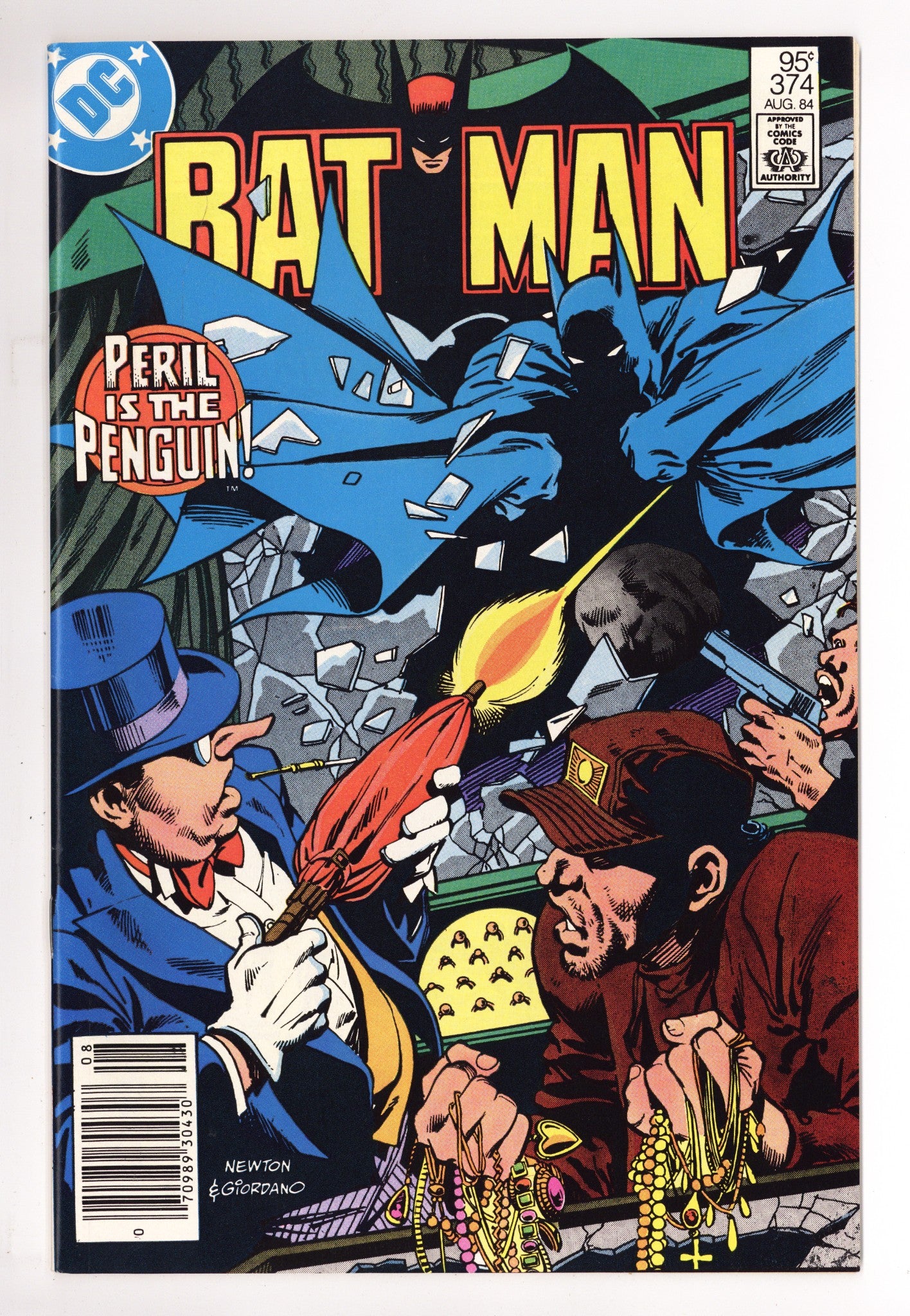 Batman Vol 1 374 NM- (9.2) (1984) Canadian Price Variant 