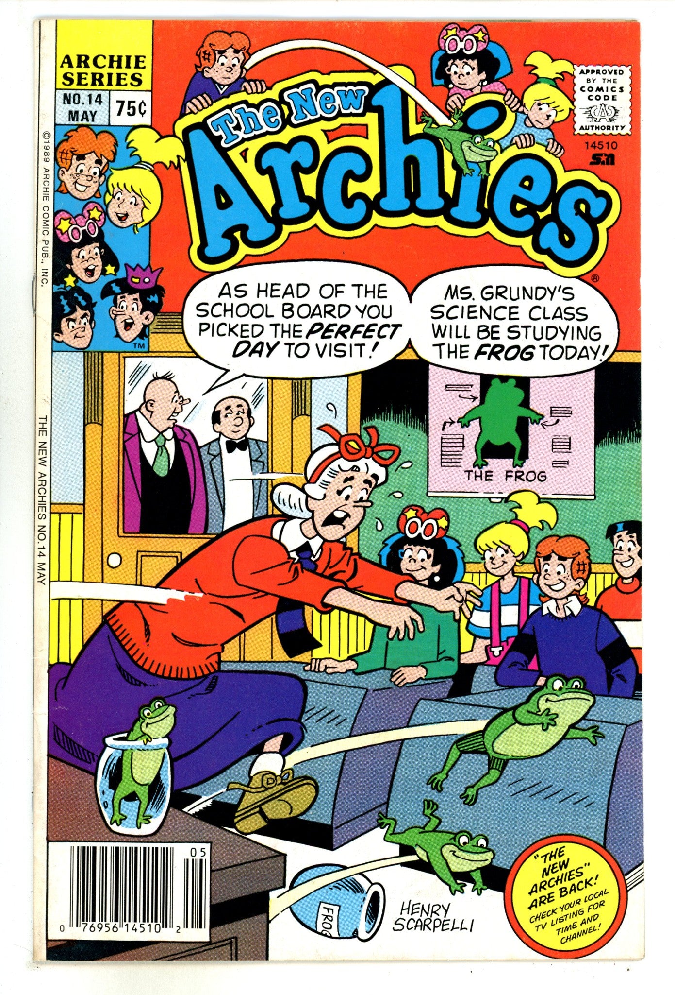 The New Archies 14 Mid Grade (1989) Newsstand 