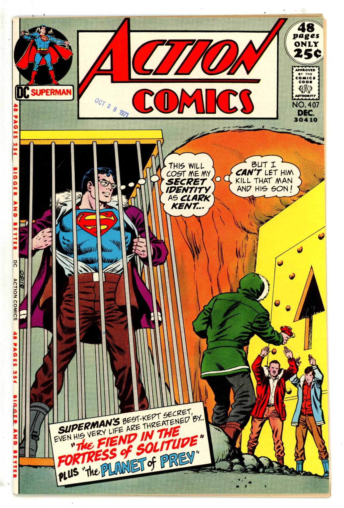 Action Comics Vol 1 407 VF- (7.5) (1971) 