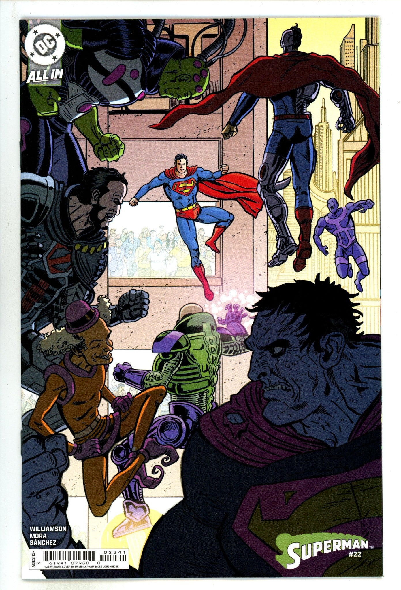 Superman Vol 6 22 Lapham  Incentive Variant NM+  (2025)